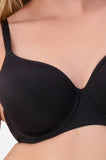 Triumph Gorgeous T-Shirt Bra Black 14D - Seamless Contour Support