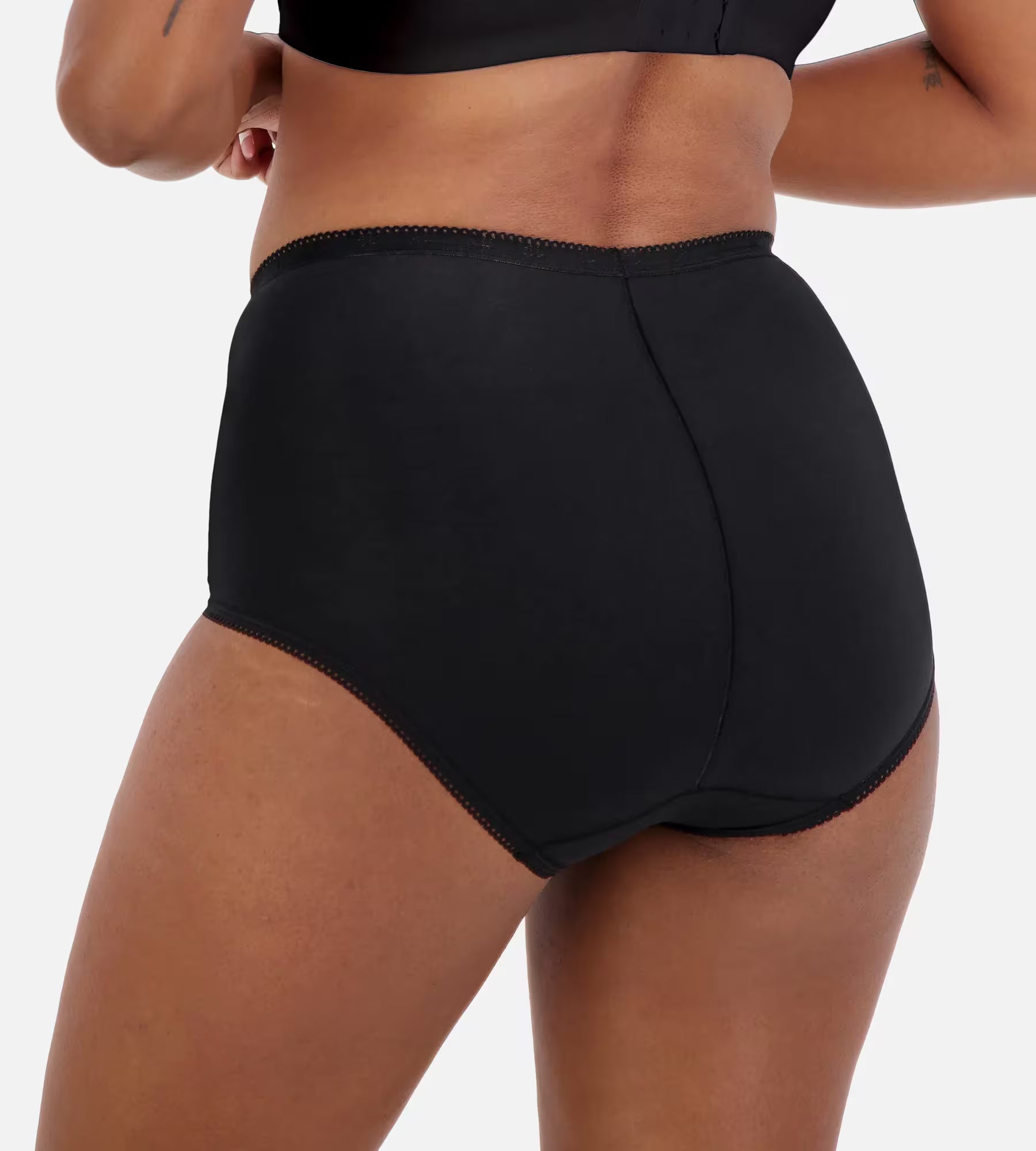 Pair of Sloggi full brief underwear in a 2-pack, featuring comfortable, seamless design in soft fabric for everyday wear.