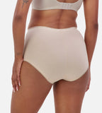 Sloggi full brief underwear pack with two pairs in neutral colors, made of soft, comfortable fabric for everyday wear.