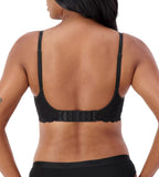 Black Triumph Gorgeous Mama lace maternity bra with softcup and wire-free design, featuring delicate lace details and comfortable fit.