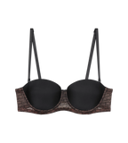Triumph Signature Sheer Strapless bra with smooth cups and delicate sheer fabric, perfect for seamless, strapless support.