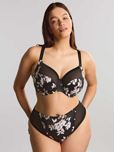 Bliss Full Cup - Black Floral