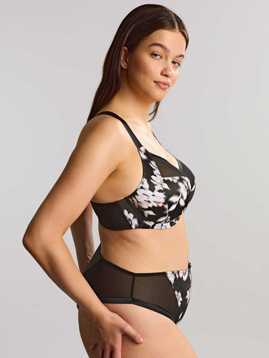 Bliss Full Cup - Black Floral