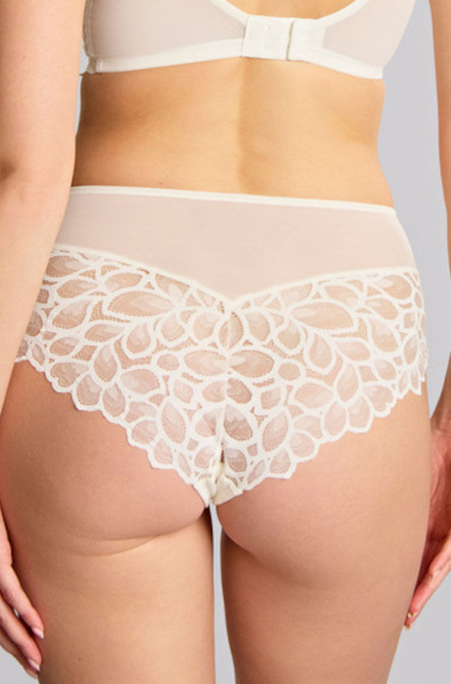Ivory full brief underwear by Panache, featuring soft fabric and a comfortable fit