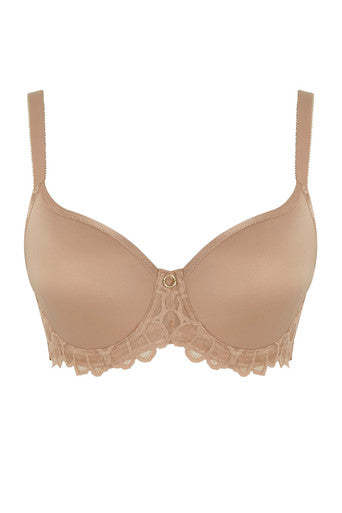 Panache Allure Moulded Spacer bra showing smooth cups and supportive design, with adjustable straps and underwire for comfort.