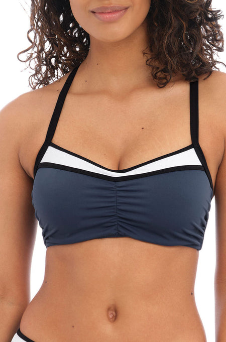 Madison Full Brief (Bleu Bijou)  Available in size 2XL -4XL.