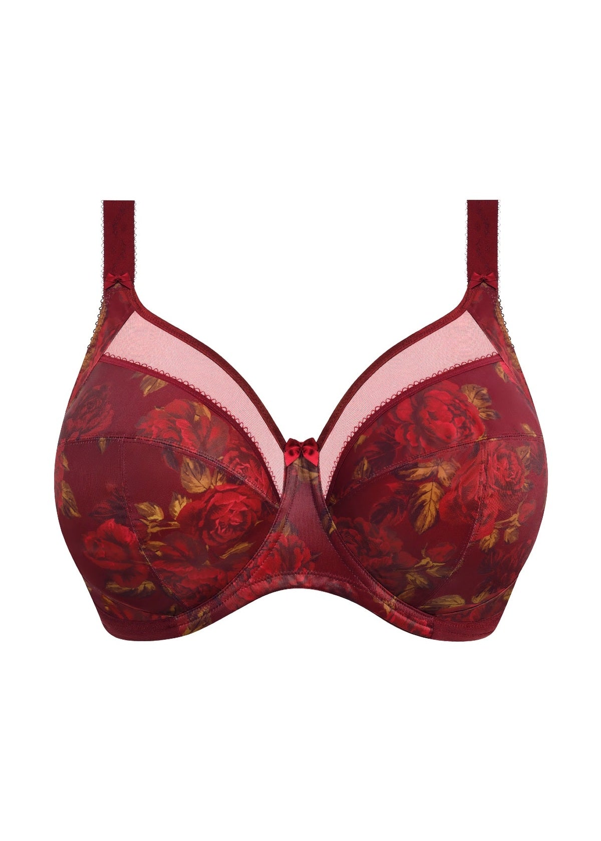 Goddess Kayla Cassis underwire bra in deep purple with lace detailing and adjustable straps