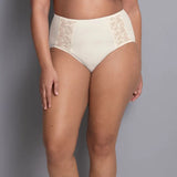 Lucia High Waist Brief (Black and Crystal) Available in size 12 only