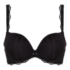 Black Daily T-Shirt Gel Bra by LINGADORE, featuring smooth fabric, adjustable straps, and seamless design for everyday comfort.