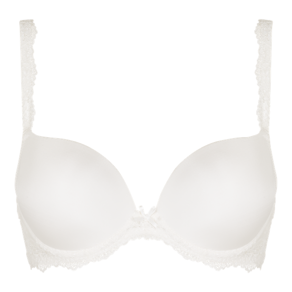 Ivory lace Daily T-Shirt underwire gel bra from LINGADORE, featuring seamless design and supportive fit.