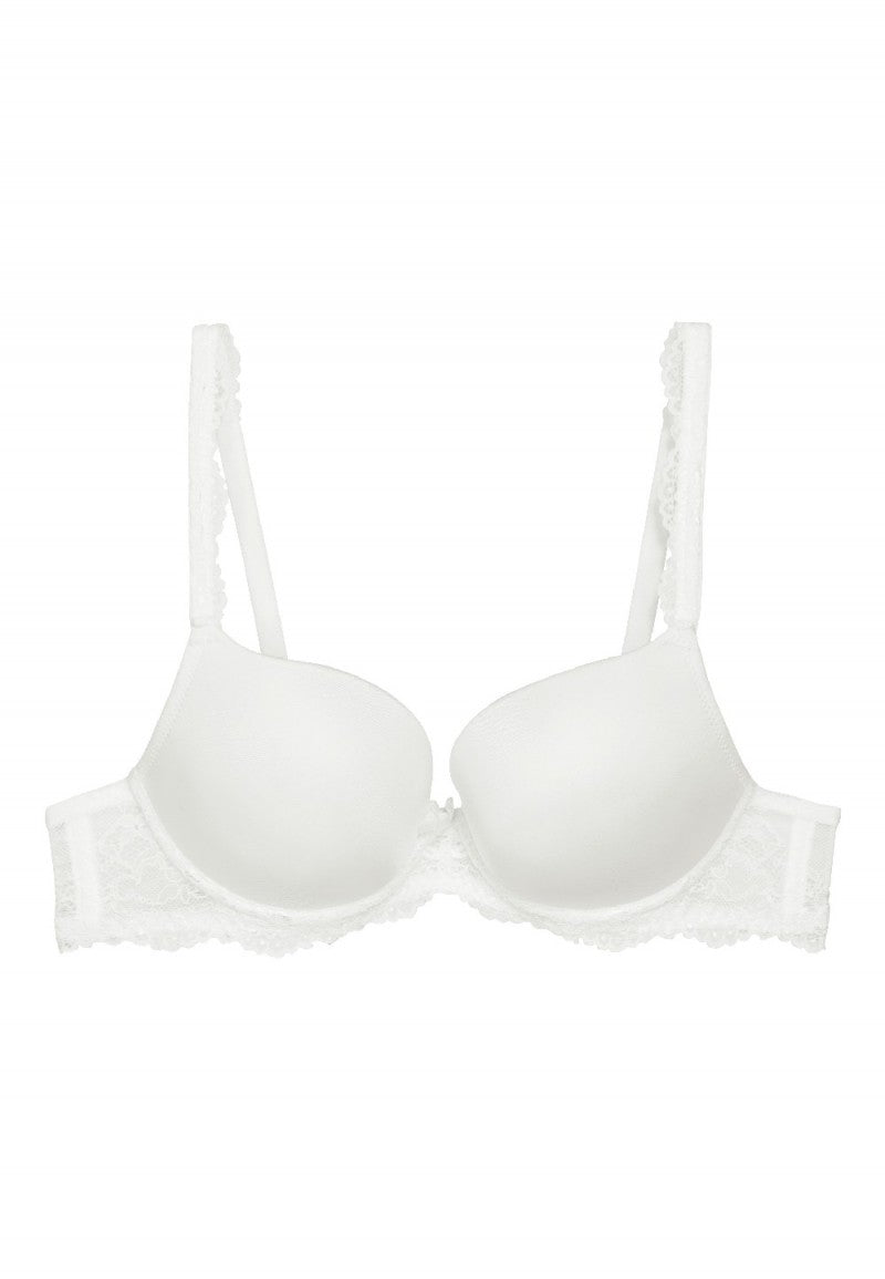 Ivory lace Daily T-Shirt underwire gel bra by LINGADORE, featuring smooth cups and supportive design for everyday wear.