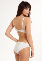 Ivory lace Daily T-Shirt underwire gel bra by LINGADORE, featuring smooth cups and supportive design for everyday wear.