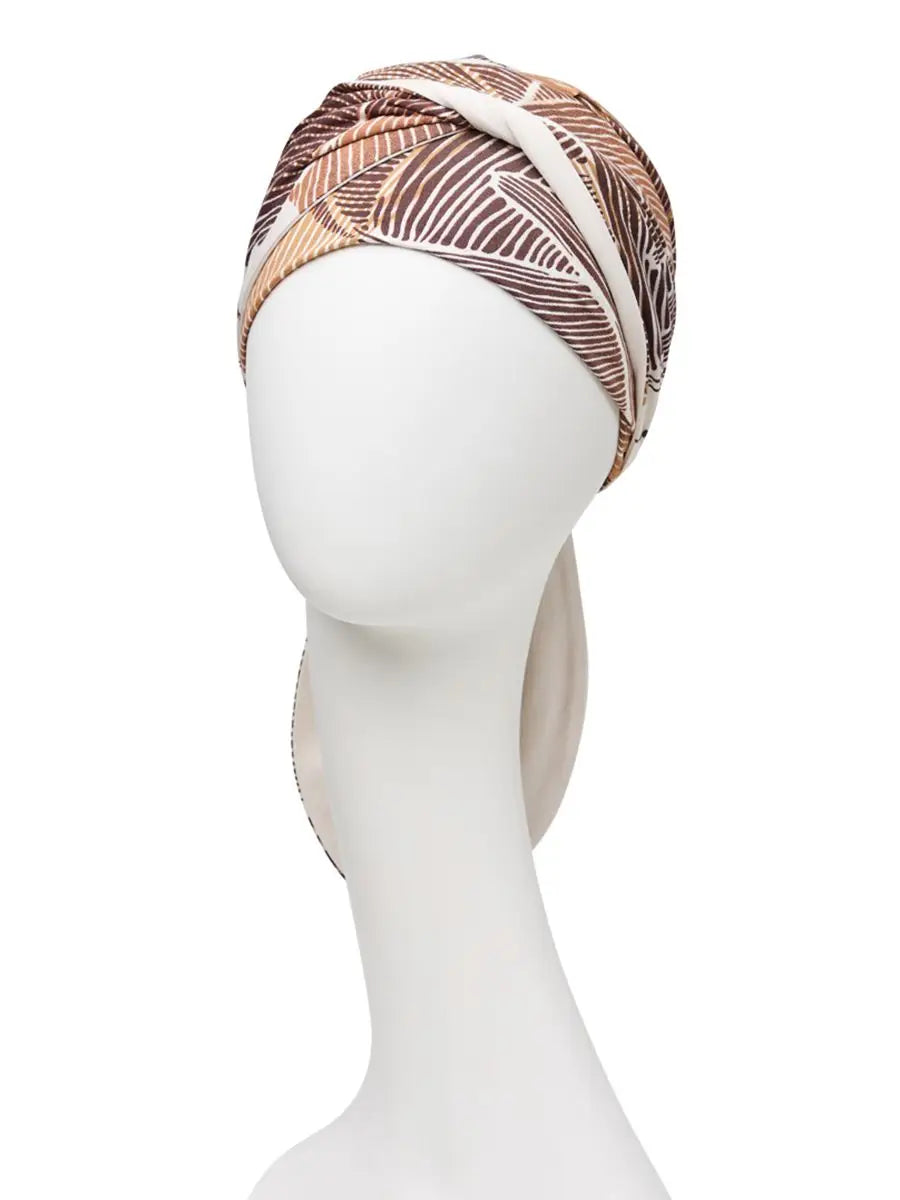 Hoc Beatrice Turban with Ribbons