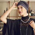 House of Christine Shanti Turban hat in vibrant fabric, stylish headwear for fashionable women