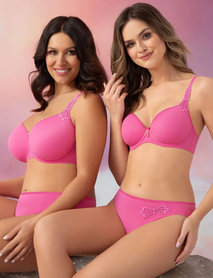 Virginia Underwire T-Shirt Bra (Pink Ribbon)