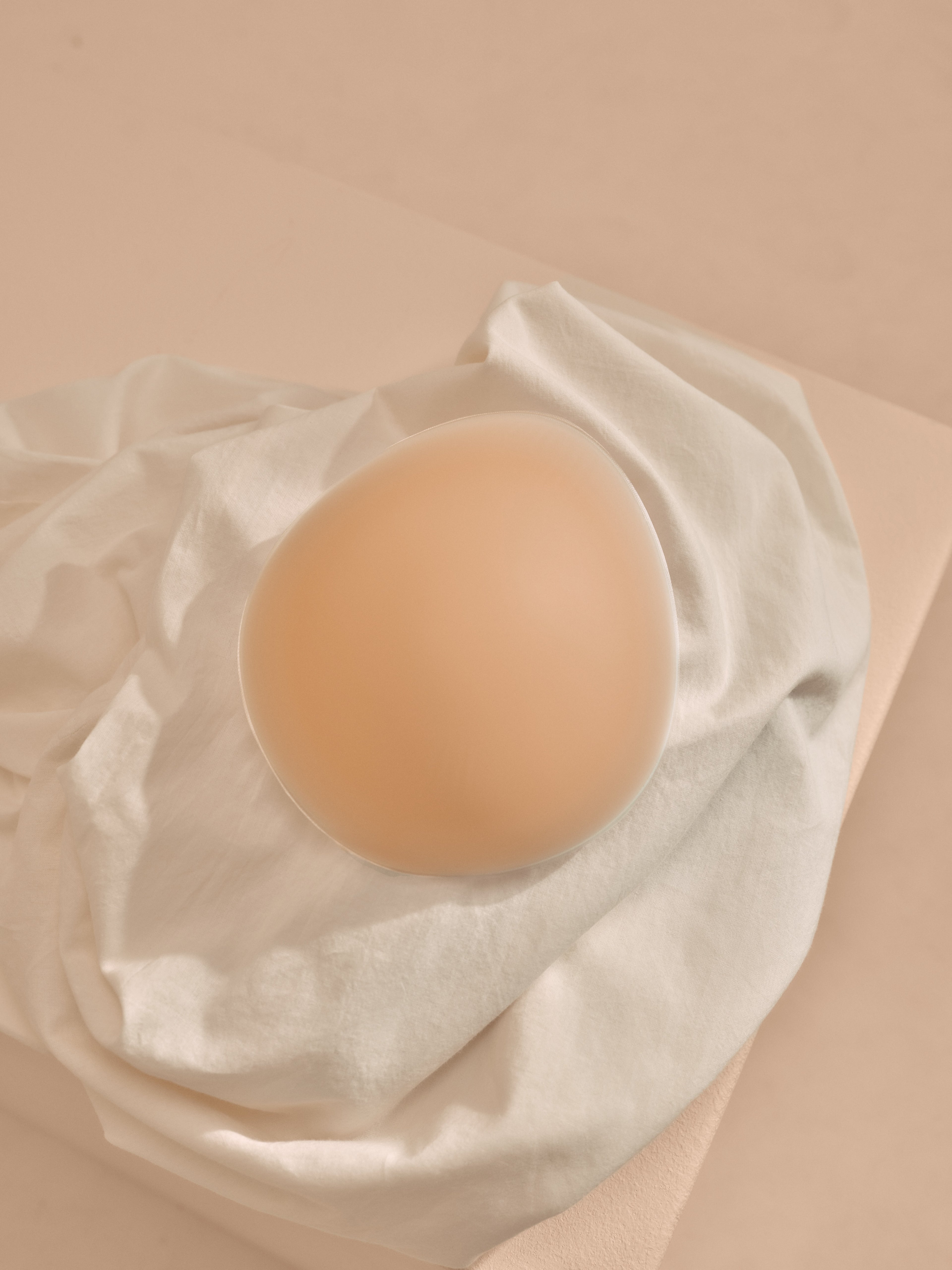 Balance Natura Thin Oval Breast Form - Ivory