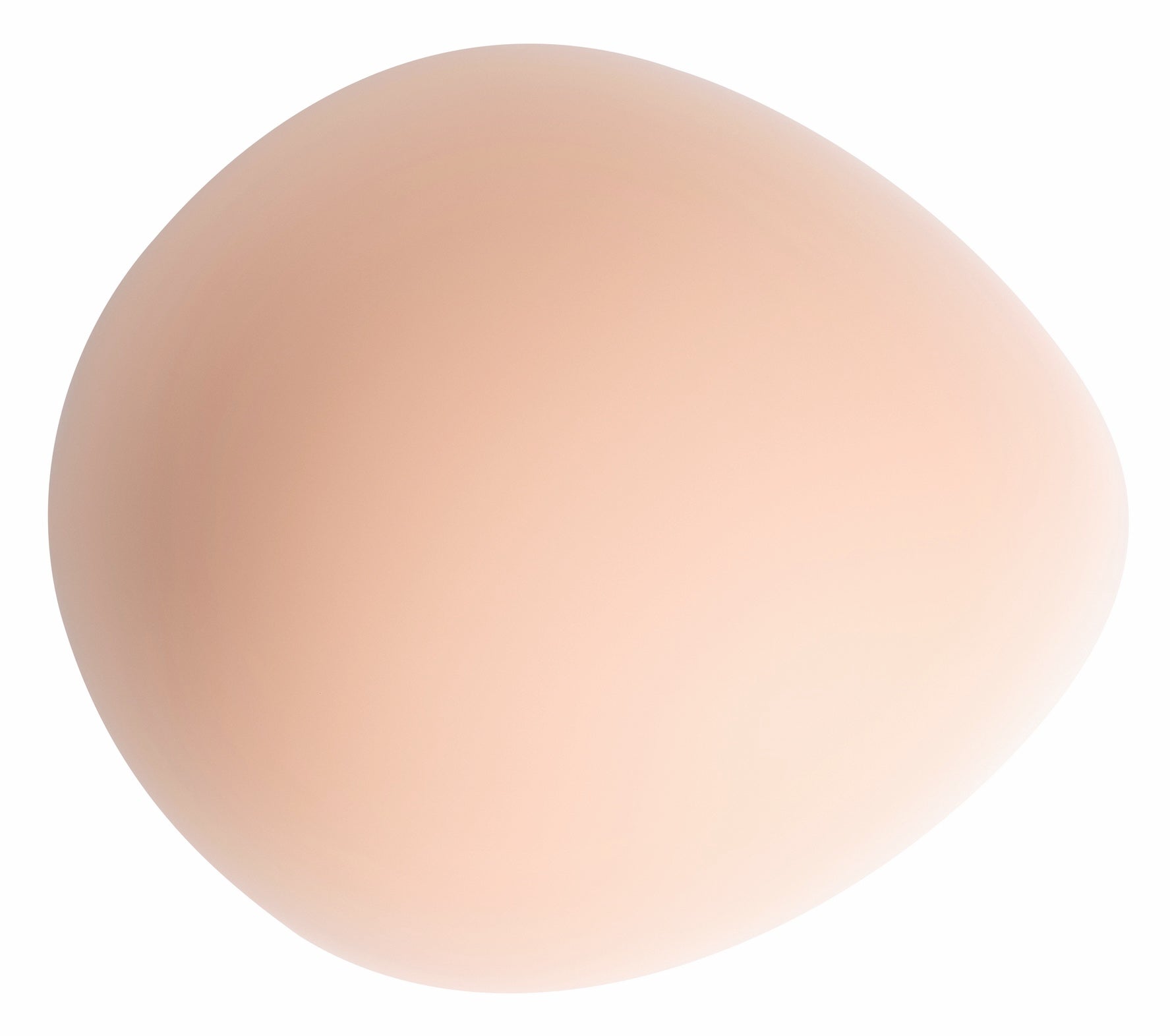 Balance Natura Thin Oval Breast Form - Ivory
