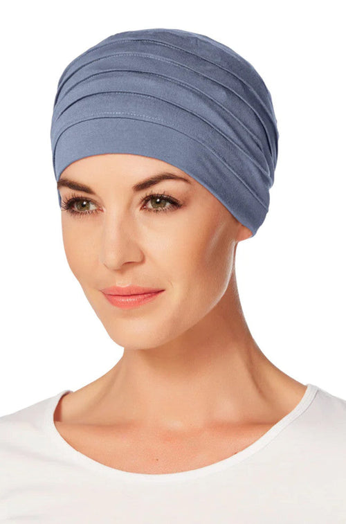 Light lilac bamboo turban from Christine Headwear, soft fabric ideal for headwear needs.