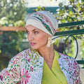 House of Christine HocPerla Boho turban set featuring stylish, patterned fabric hats with bohemian design, perfect for fashion and accessories.