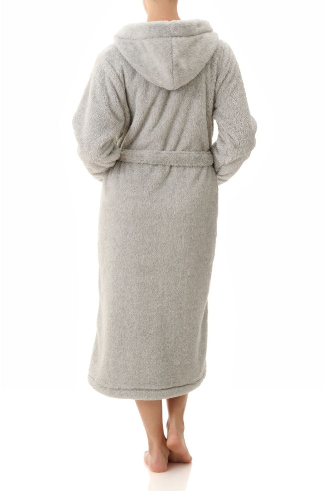 Hooded Mid Length Wrap (Silver)