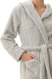 Hooded Mid Length Wrap (Silver)