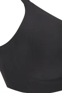 AMOENA Linda padded bra in black, showing soft fabric and supportive cup detail