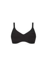Amoena Linda padded bra in black, front view