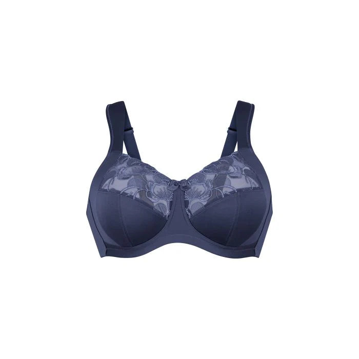 ANITA Lucia wirefree bra in Moonlight Blue with seamless design and soft cups, ideal for comfortable everyday wear