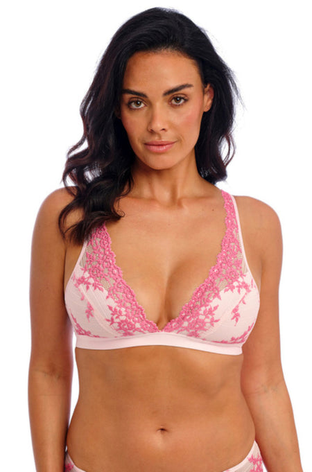 My Fit Lace Contour Plunge Bra (Jester Red) Available in sizes 10G and 16G only