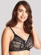 Sophie Nursing Bra - Black & Nude