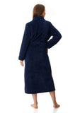 Catriona Button Dressing Gown (Navy)