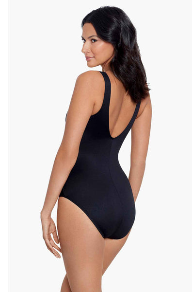 Miraclesuit Avra One Piece Swimsuit - Black Underwire Tummy Control