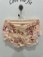Jockey Parisienne Cotton Boyleg Brief in floral print, soft cotton underwear with a comfortable fit and vibrant floral design.