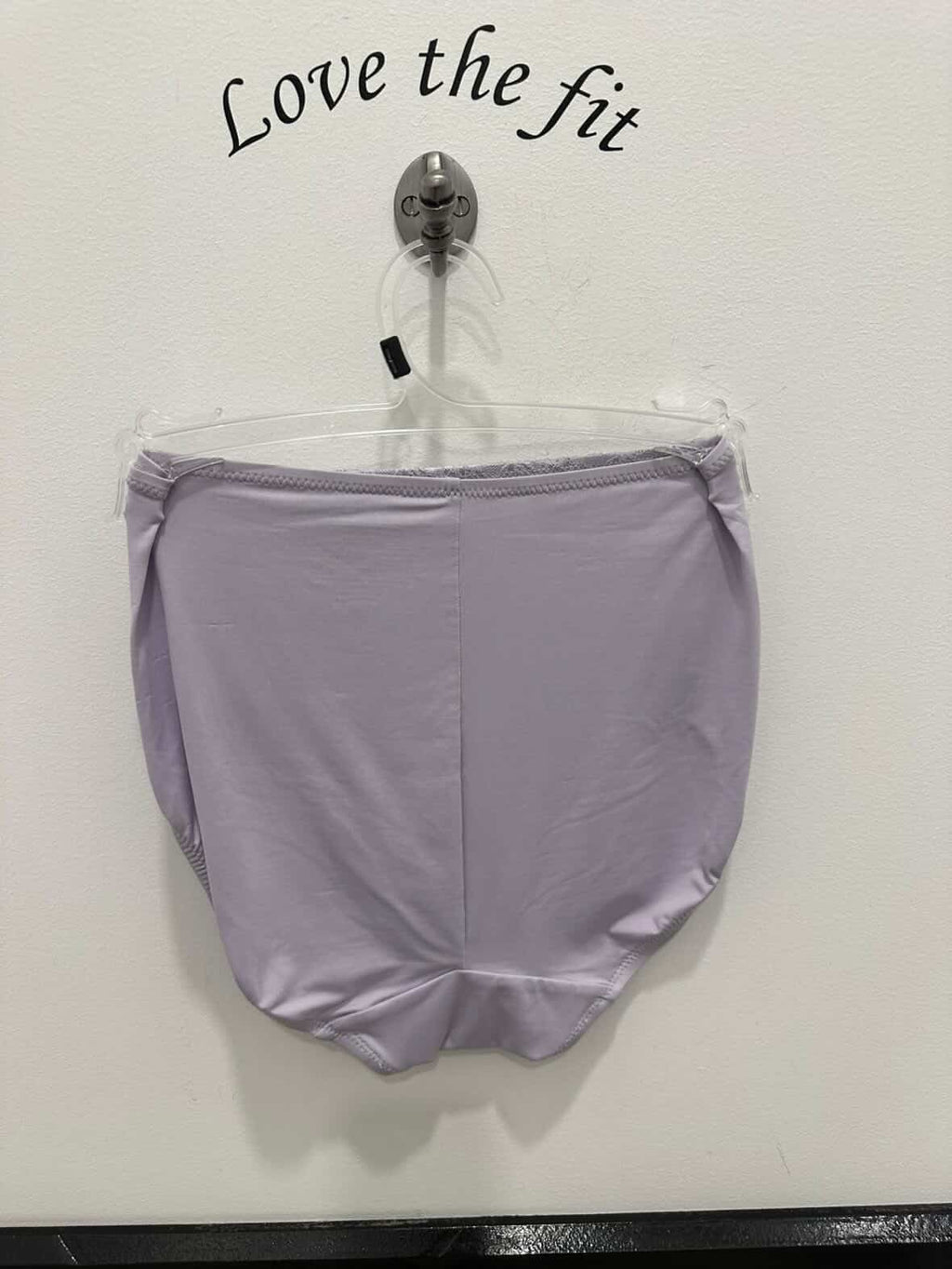 Jockey lace full brief underwear in lilac, featuring delicate lace design and comfortable fit for women.