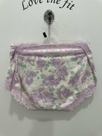 Jockey Parisienne Cotton Full Brief underwear in Dreamscape print, soft cotton fabric, comfortable fit, front view.