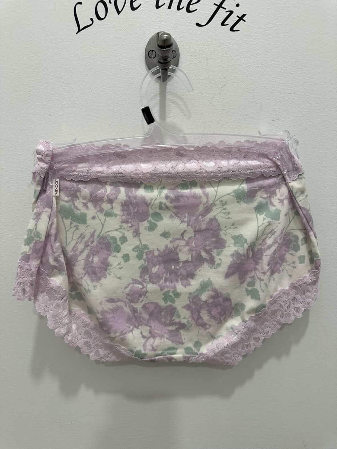 Jockey Parisienne Cotton Full Brief underwear in Dreamscape print, soft cotton fabric, comfortable fit, front view.