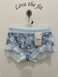 Jockey Parisienne Cotton Full Brief underwear with Tenerife Flora print, soft cotton fabric, comfortable fit, detailed floral design.