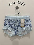 Jockey Parisienne Cotton Full Brief underwear with Tenerife Flora print, soft cotton fabric, comfortable fit, detailed floral design.