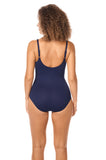 Tulum One-Piece Swimsuit (Dark Blue)