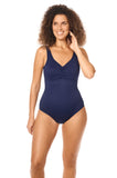 Tulum One-Piece Swimsuit (Dark Blue)