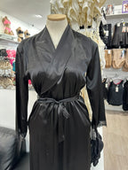 Shawl Collar Robe (Black)