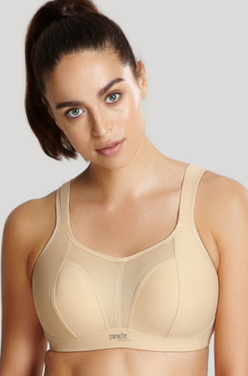 Panache Wirefree Sports Bra (Latte) Available in 14F only