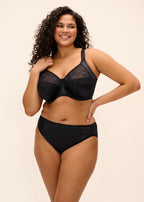 Cate Underwire Full Cup Bra - Black