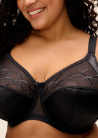 Cate Underwire Full Cup Bra - Black