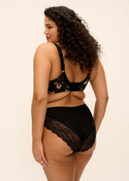 Lucie High Leg Brief - Fleur