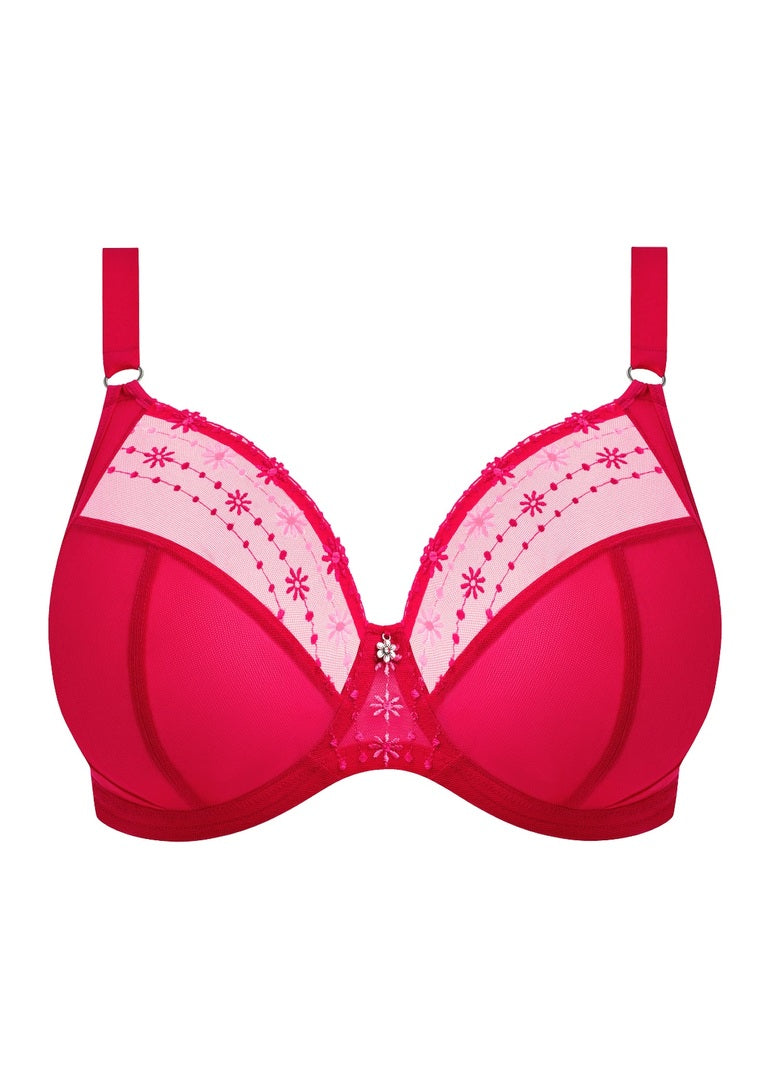 Matilda Plunge Side Support Bra - Hot Pink