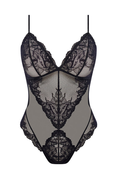 Vivid Attraction Bodysuit (Black)