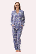 Givoni Elaine long sleeve sleepwear pyjama in Dusk color, featuring soft fabric and relaxed fit for comfortable nighttime wear.