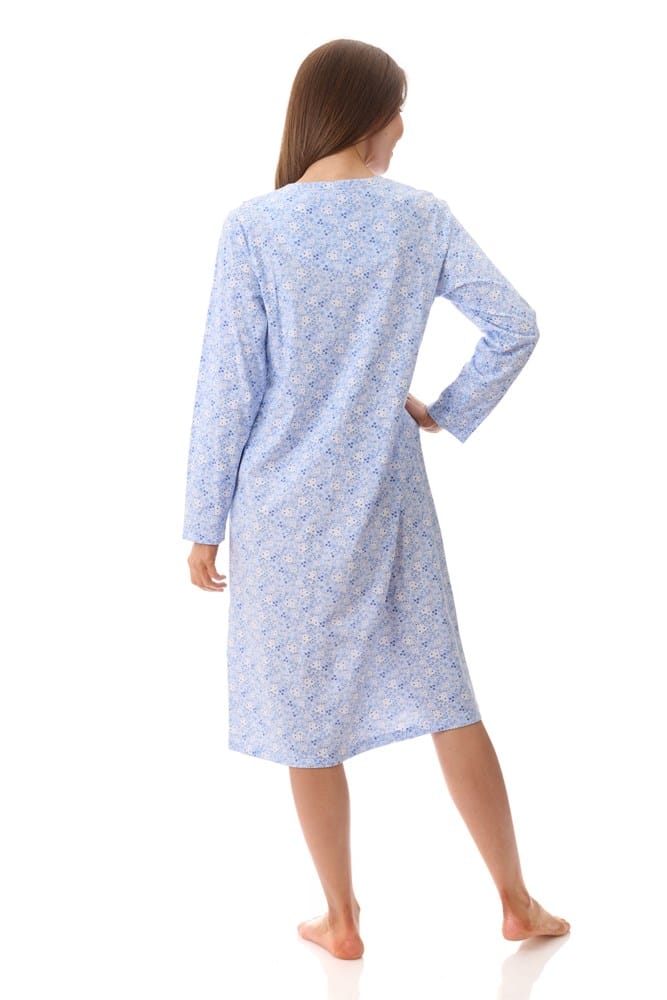Givoni Katie Short Nightie in soft fabric, back view showing relaxed fit and comfortable sleepwear design.