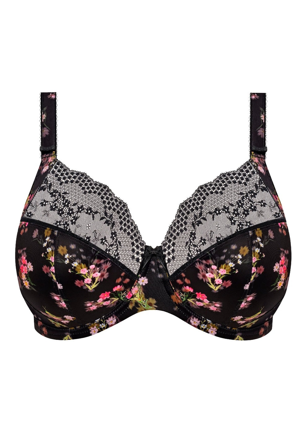 Lucie Underwire Plunge Bra - Fleur
